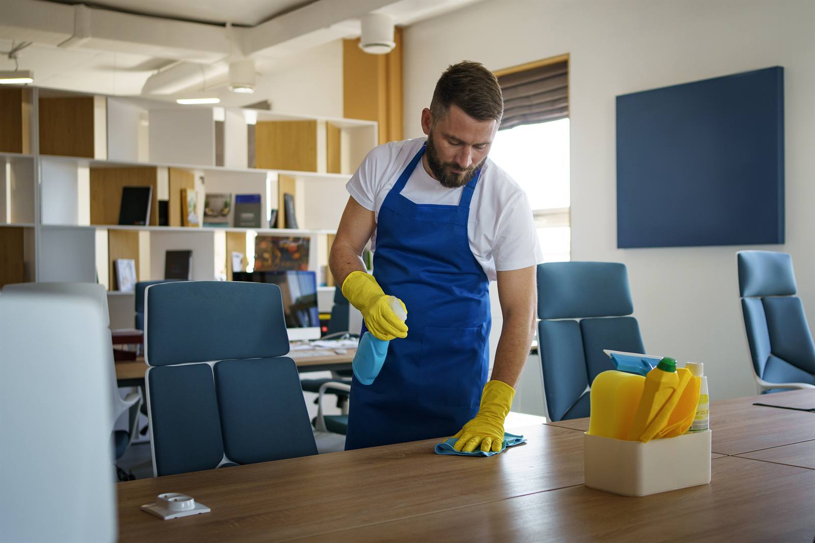 Güney Cleaning ekibi Kayseri’de temizlik çalışması